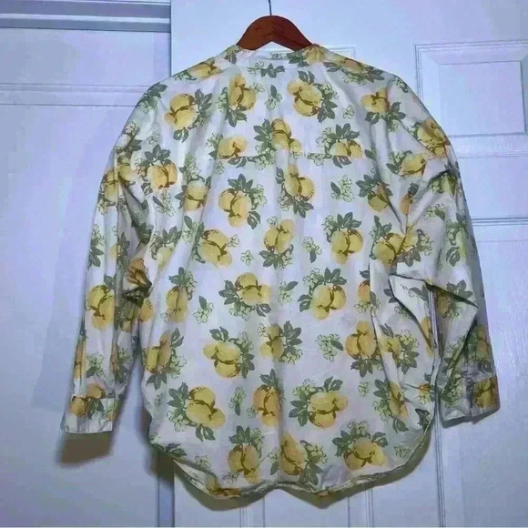 Out from under by Urban Outfitters Oversized Lemon Button Down Shirt - Picture 2 of 5